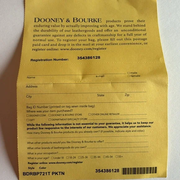 RARE Dooney & Bourke Pink Leather, Richmond Shopper - Picture 13 of 14